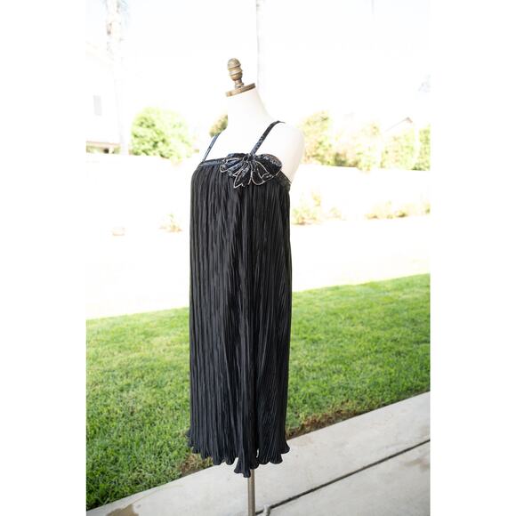 Vintage 1960's Sequenced Black Flapper Girl Dress Halloween Costume - Picture 8 of 9